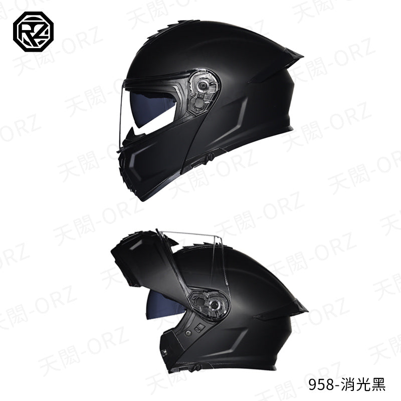 ORZ-958系列 全罩式揭面盔 高清雙鏡片