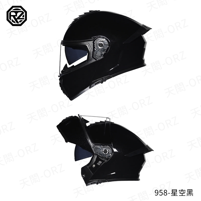 ORZ-958系列 全罩式揭面盔 高清雙鏡片