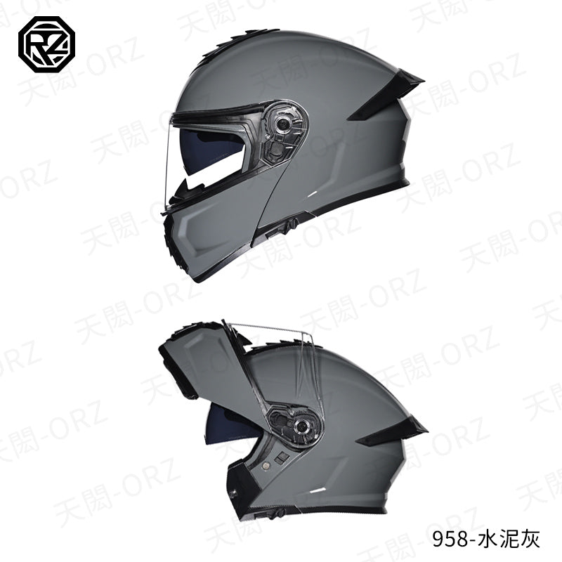 ORZ-958系列 全罩式揭面盔 高清雙鏡片